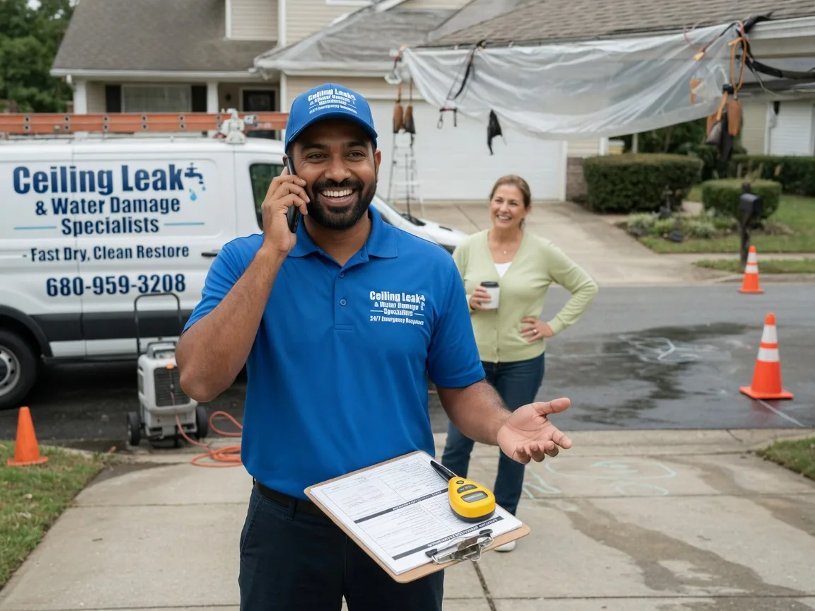 Ceiling Leak Cleanup Picher, OK FAQs